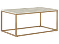 Coffee Table DELANO Marble/ Gold