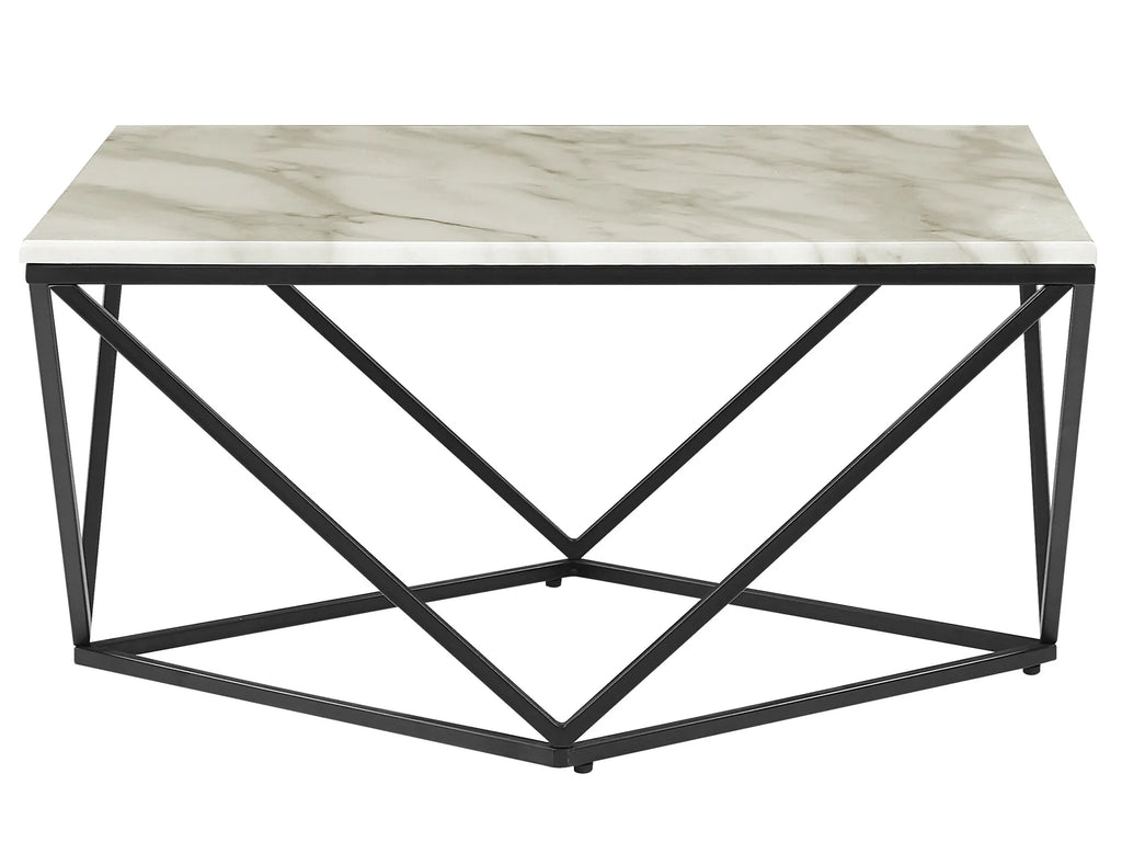 Coffee Table MALIBU White Marble
