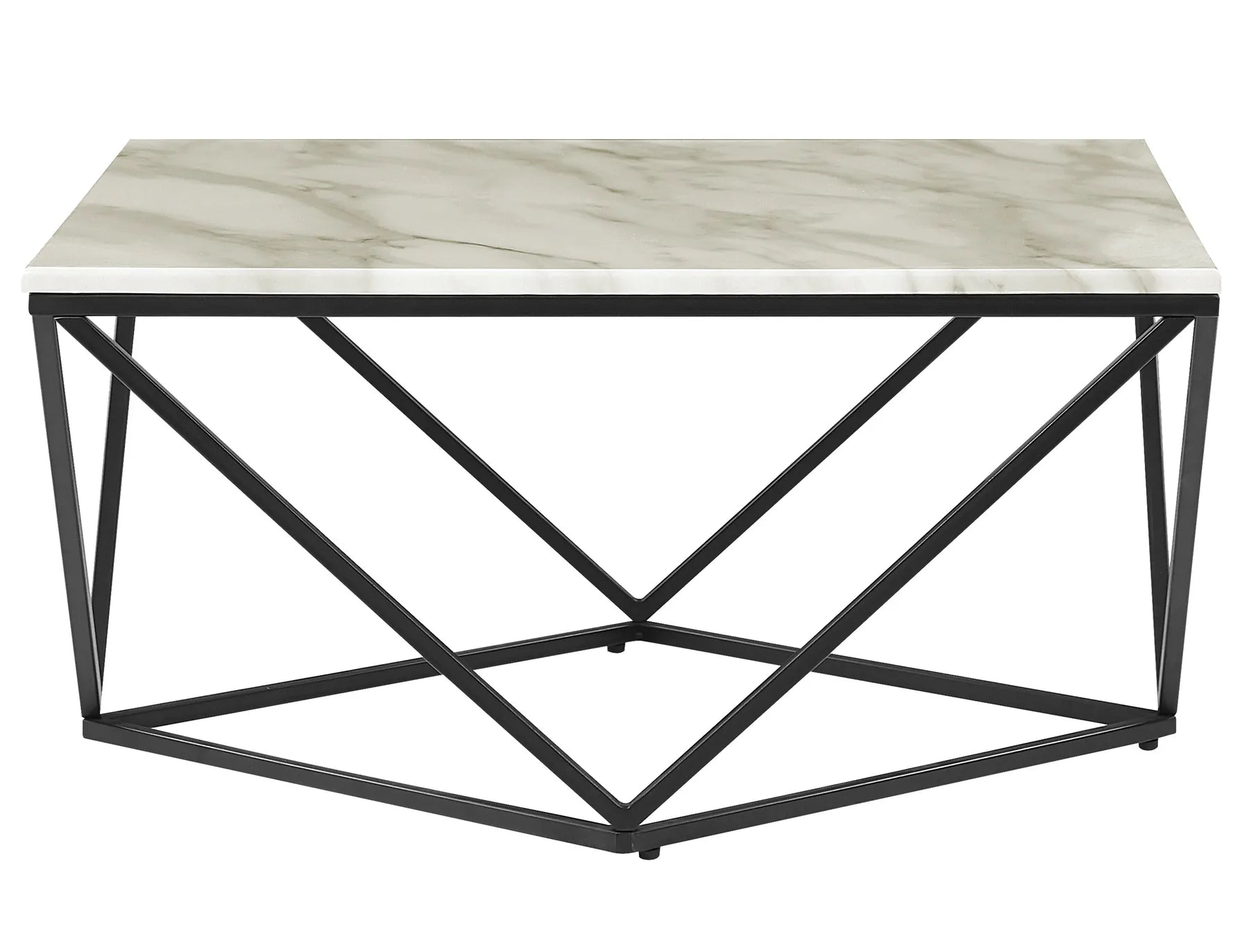 Coffee Table MALIBU White Marble