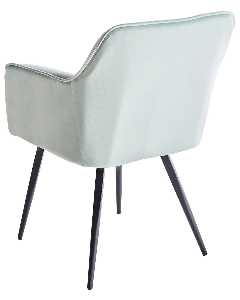 Set of 2 Dining Chairs JASMIN Velvet Mint Green