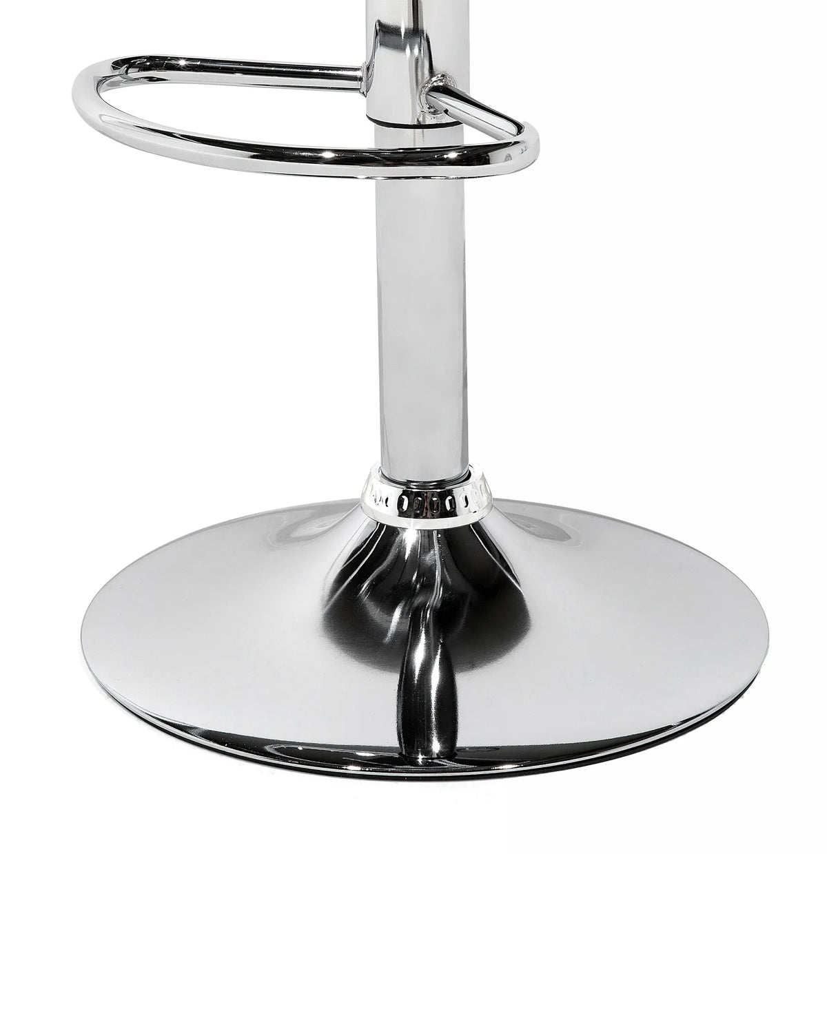 Set of 2 Bar Chairs LOTA Swivel Transparent — close-up detail