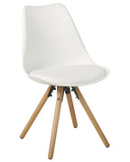 Set of 2 Dining Chairs DAKOTA White