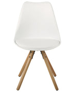 Set of 2 Dining Chairs DAKOTA White