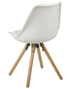 Set of 2 Dining Chairs DAKOTA White