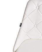 Set of 2 Dining Chairs VALERIE Faux Leather White