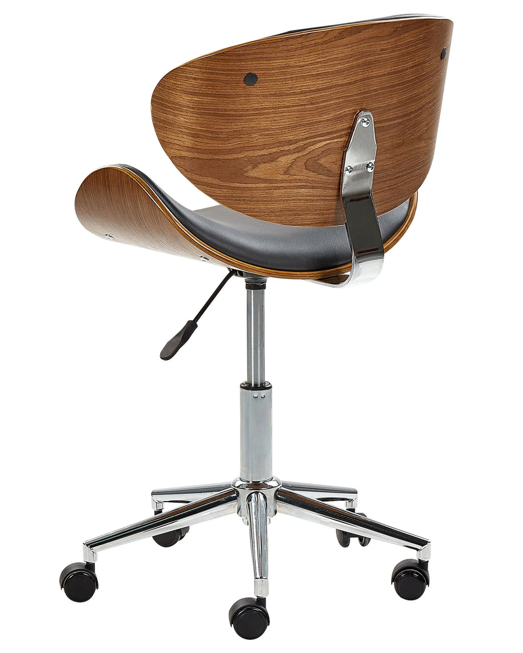 Desk Chair ROTTERDAM Faux Leather Black