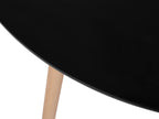 Dining Table BOVIO Black 120 cm 120 cm