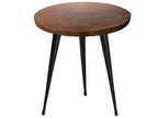 Side Table DETAH Teak Wood Dark Brown