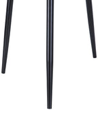 Set of 2 Dining Chairs MARIBEL Faux Leather Light Grey