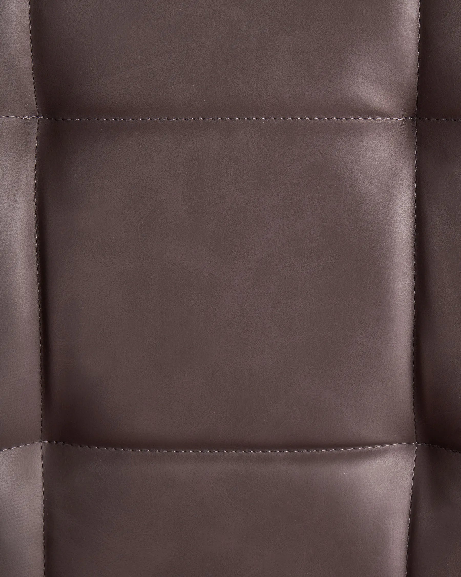 Set of 2 Dining Chairs MELROSE II Faux Leather Dark Brown
