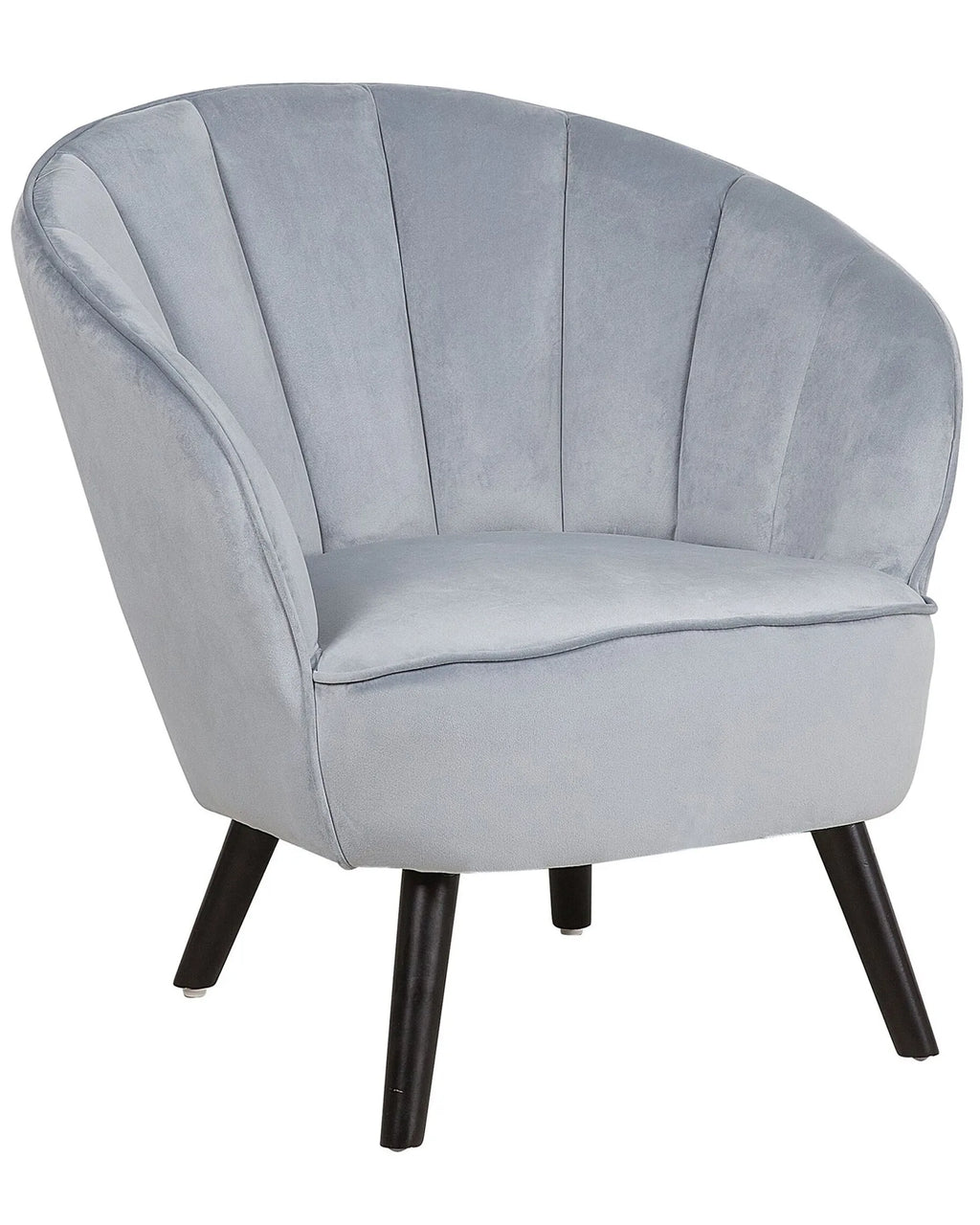 Armchair DALA Velvet Light Grey