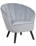 Armchair DALA Velvet Light Grey