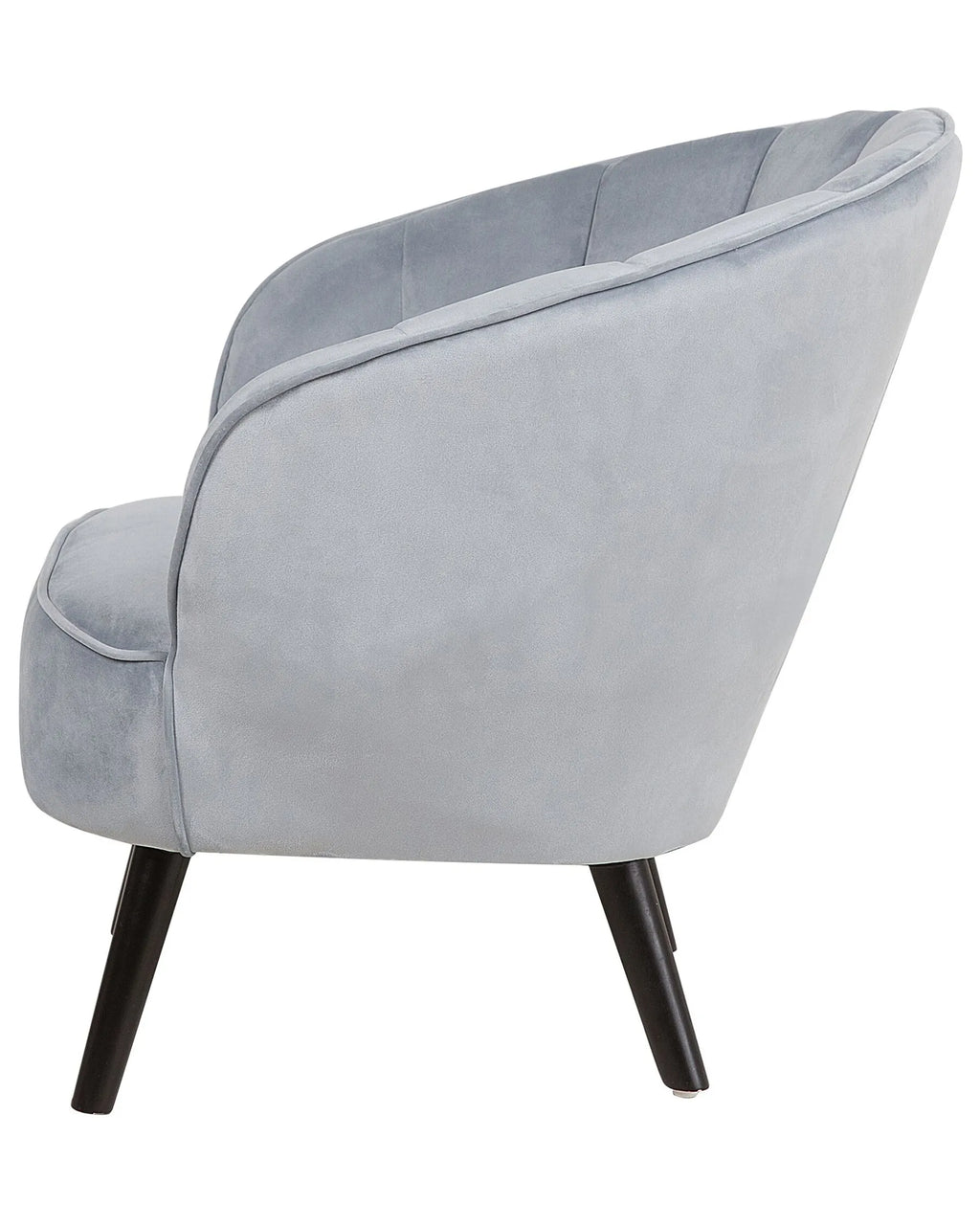 Armchair DALA Velvet Light Grey