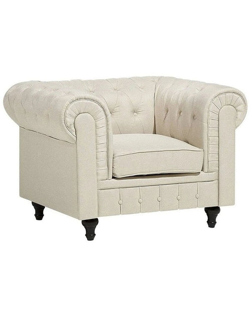 Armchair CHESTERFIELD Fabric Beige