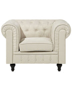 Armchair CHESTERFIELD Fabric Beige