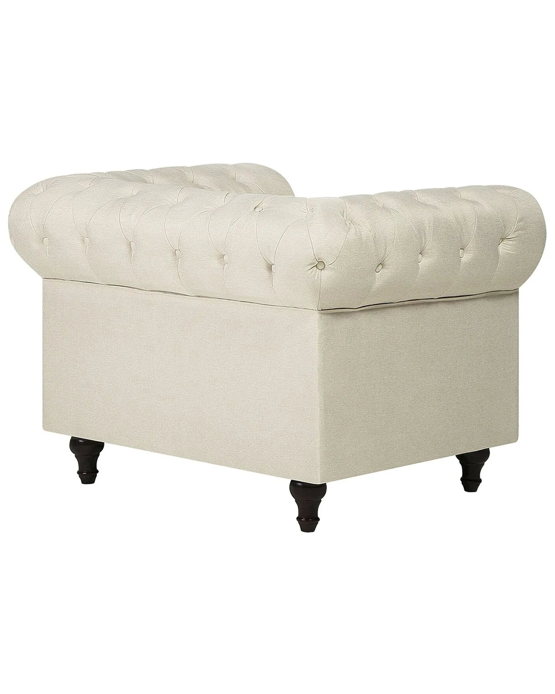 Armchair CHESTERFIELD Fabric Beige