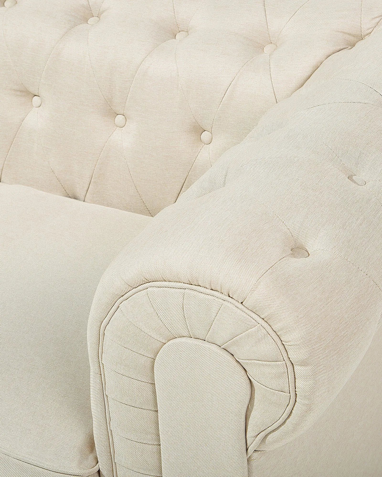 Armchair CHESTERFIELD Fabric Beige