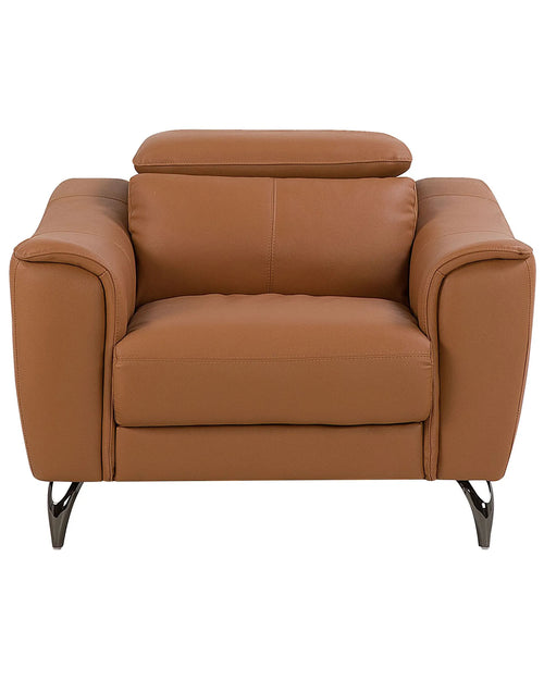 Armchair NARWIK Leather Brown