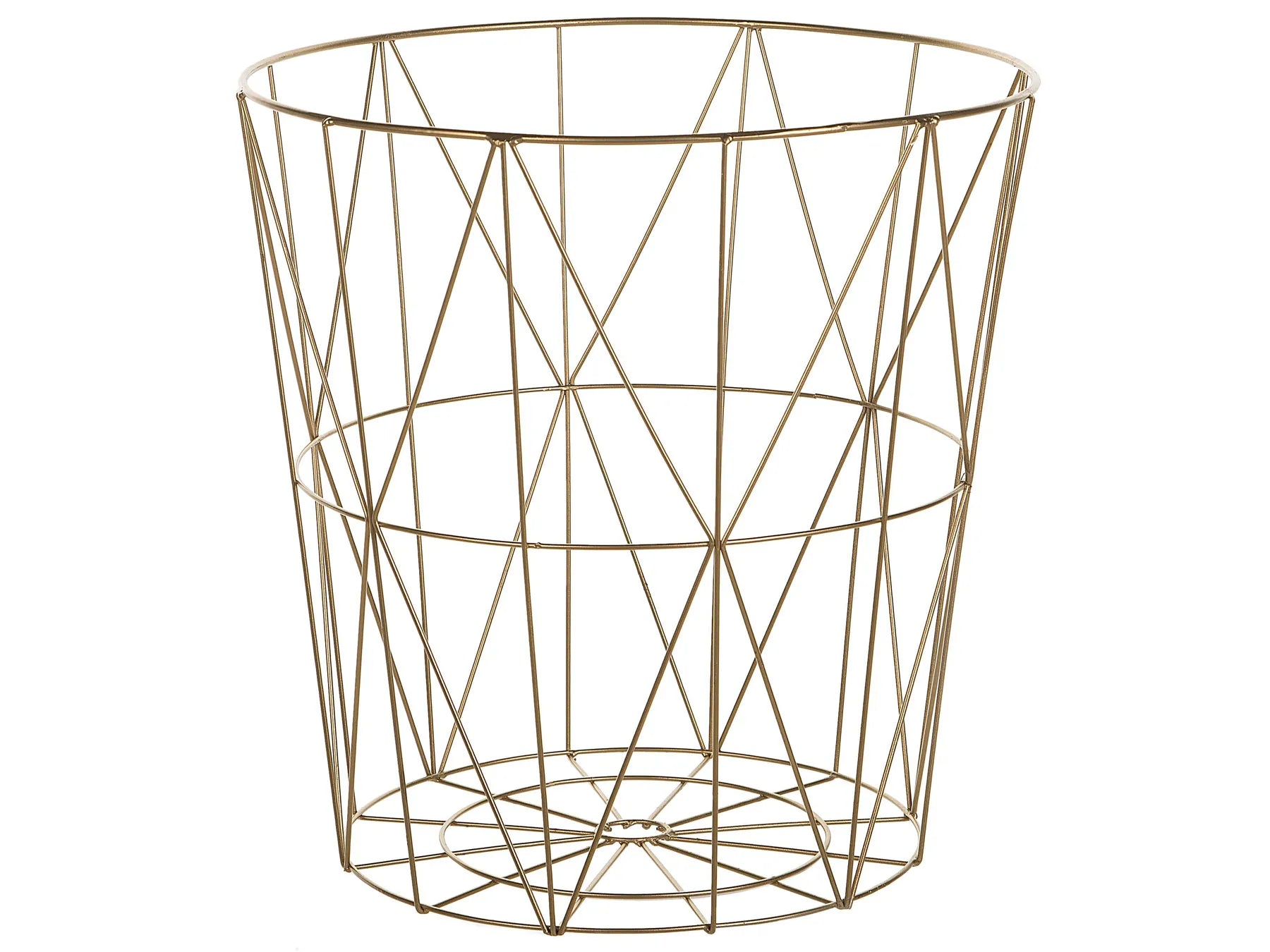 Side Table LANARK Gold with Storage