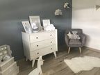 Armchair MELBY Fabric Light Grey