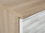 Coffee Table SWANSEA Light Brown with Storage