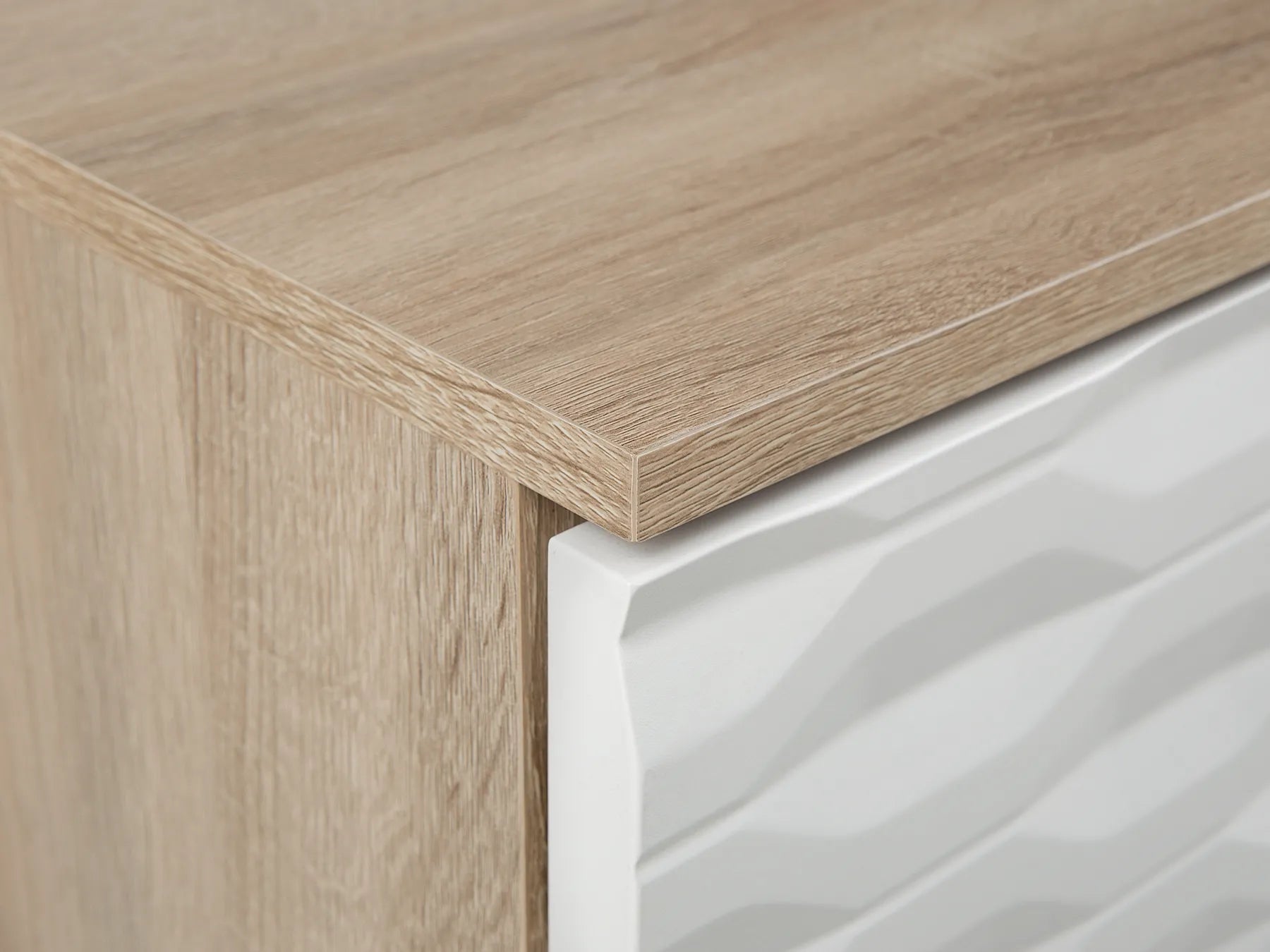 Coffee Table SWANSEA Light Brown with Storage