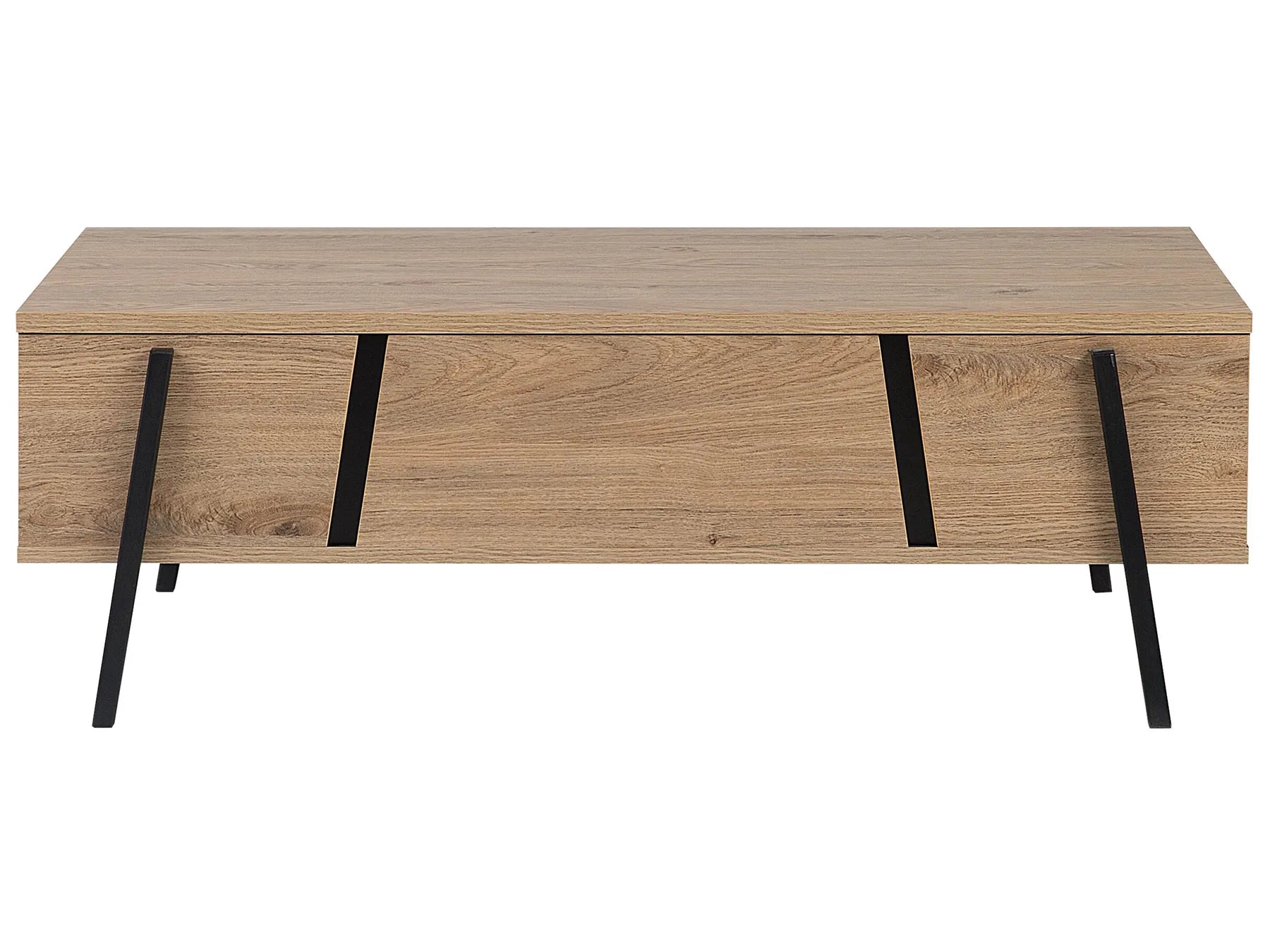Coffee Table BLACKPOOL Brown/ Black with Storage