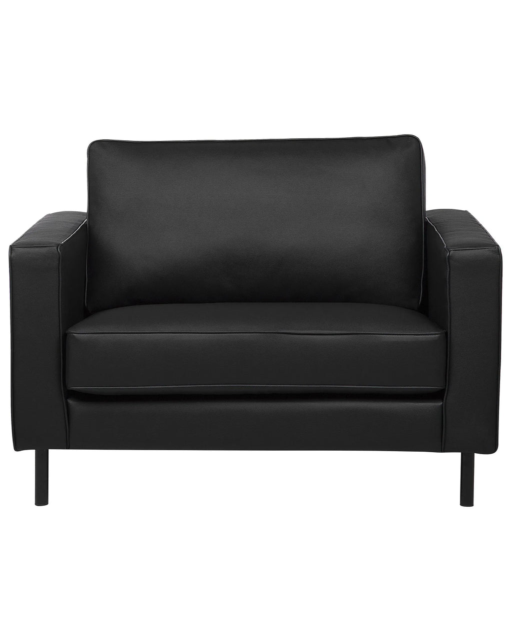 Armchair SAVALEN Leather Black