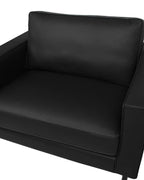 Armchair SAVALEN Leather Black