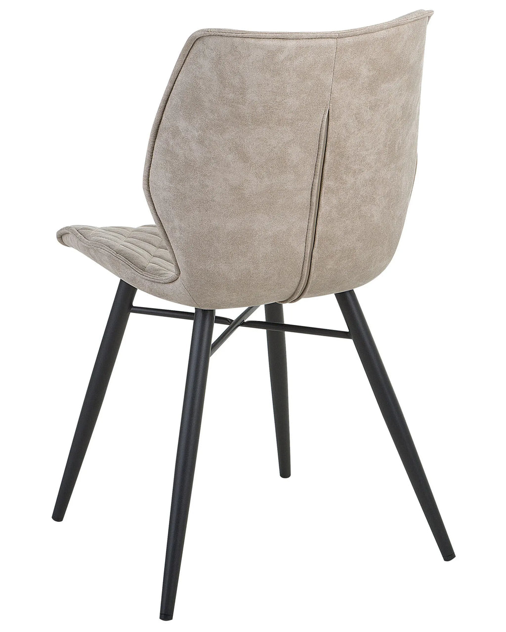 Set of 2 Dining Chairs LISLE Fabric Beige