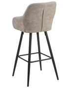 Set of 2 Bar Chairs DARIEN Beige