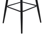 Set of 2 Bar Chairs DARIEN Grey