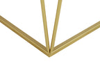 Set of 2 Side Tables SIERRA Glass Gold