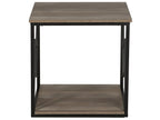 Side Table FORRES Brown/ Black