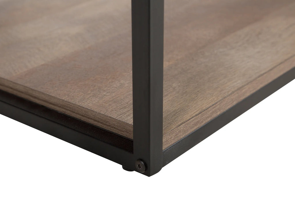 Coffee Table FORRES Brown/ Black