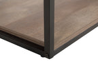 Coffee Table FORRES Brown/ Black