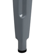Set of 2 Bar Stools CABRILLO Metal Grey