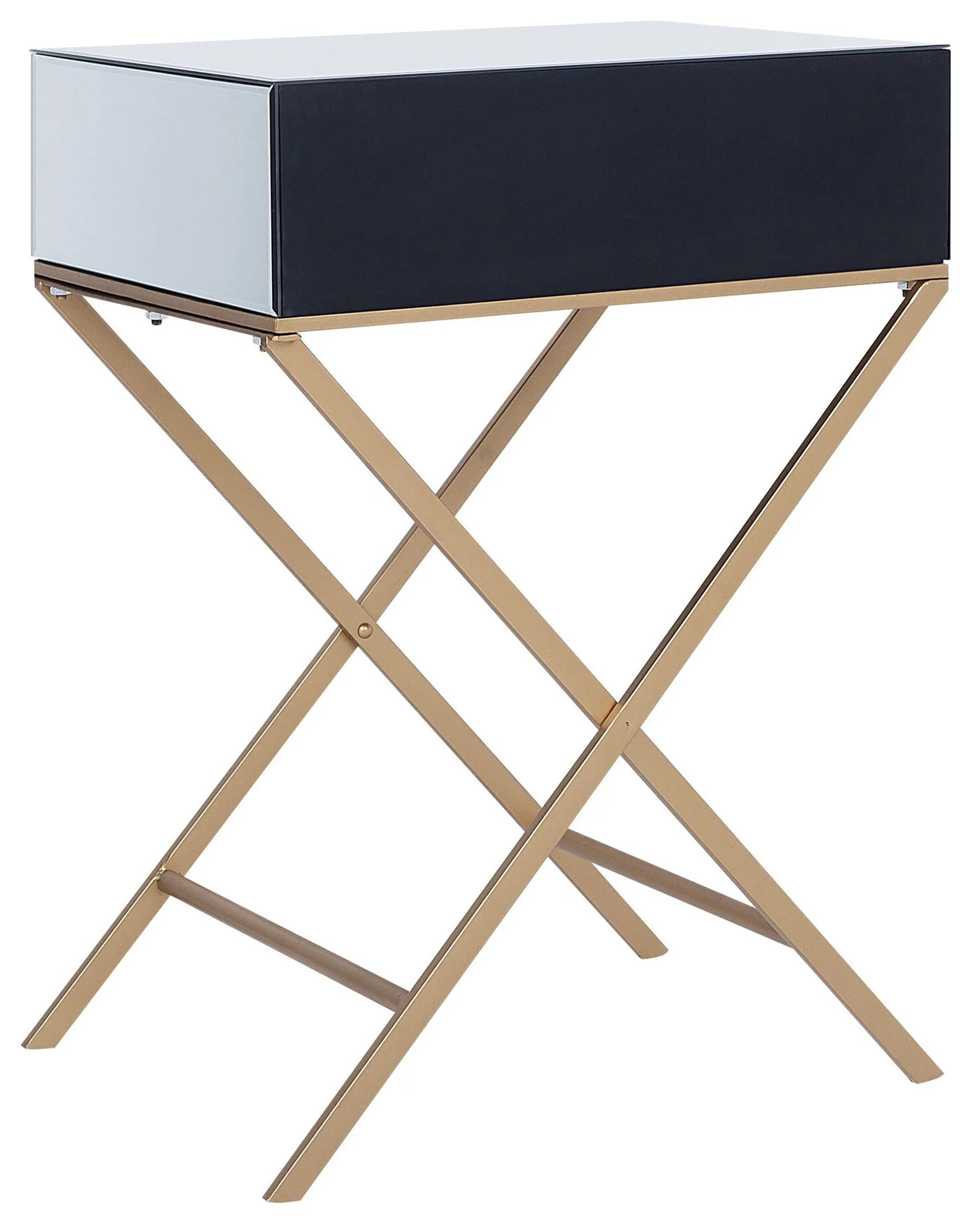 Side Table VIVY Glass Mirrored Silver