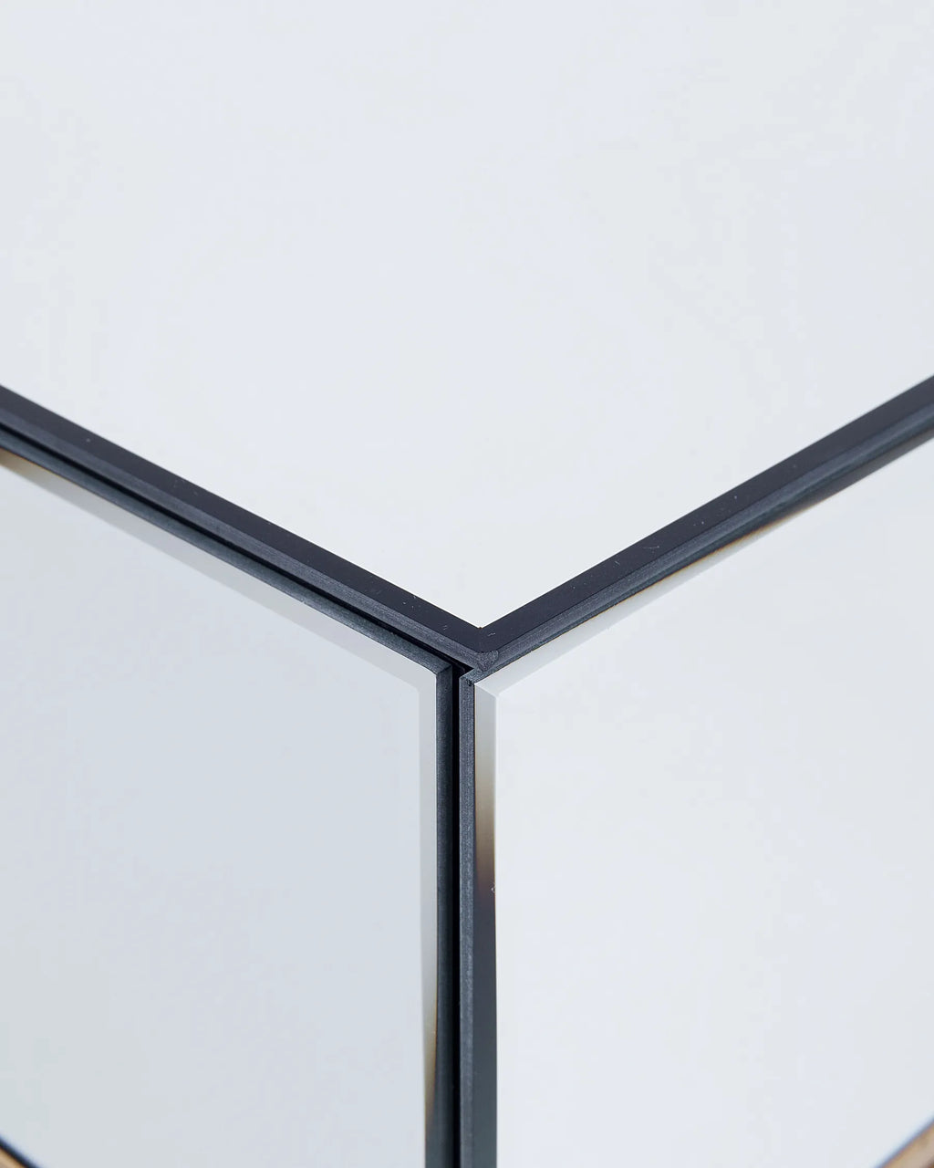 Side Table VIVY Glass Mirrored Silver