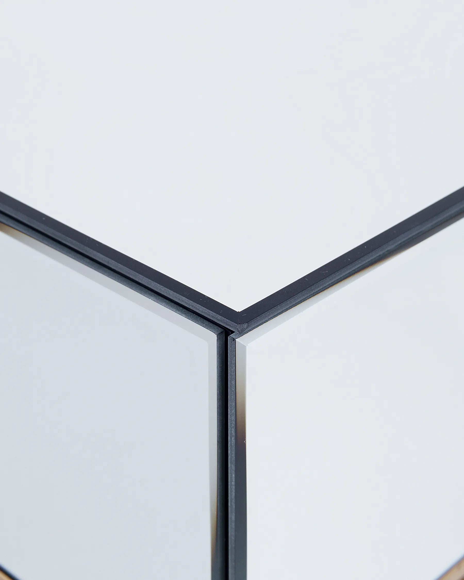 Side Table VIVY Glass Mirrored Silver