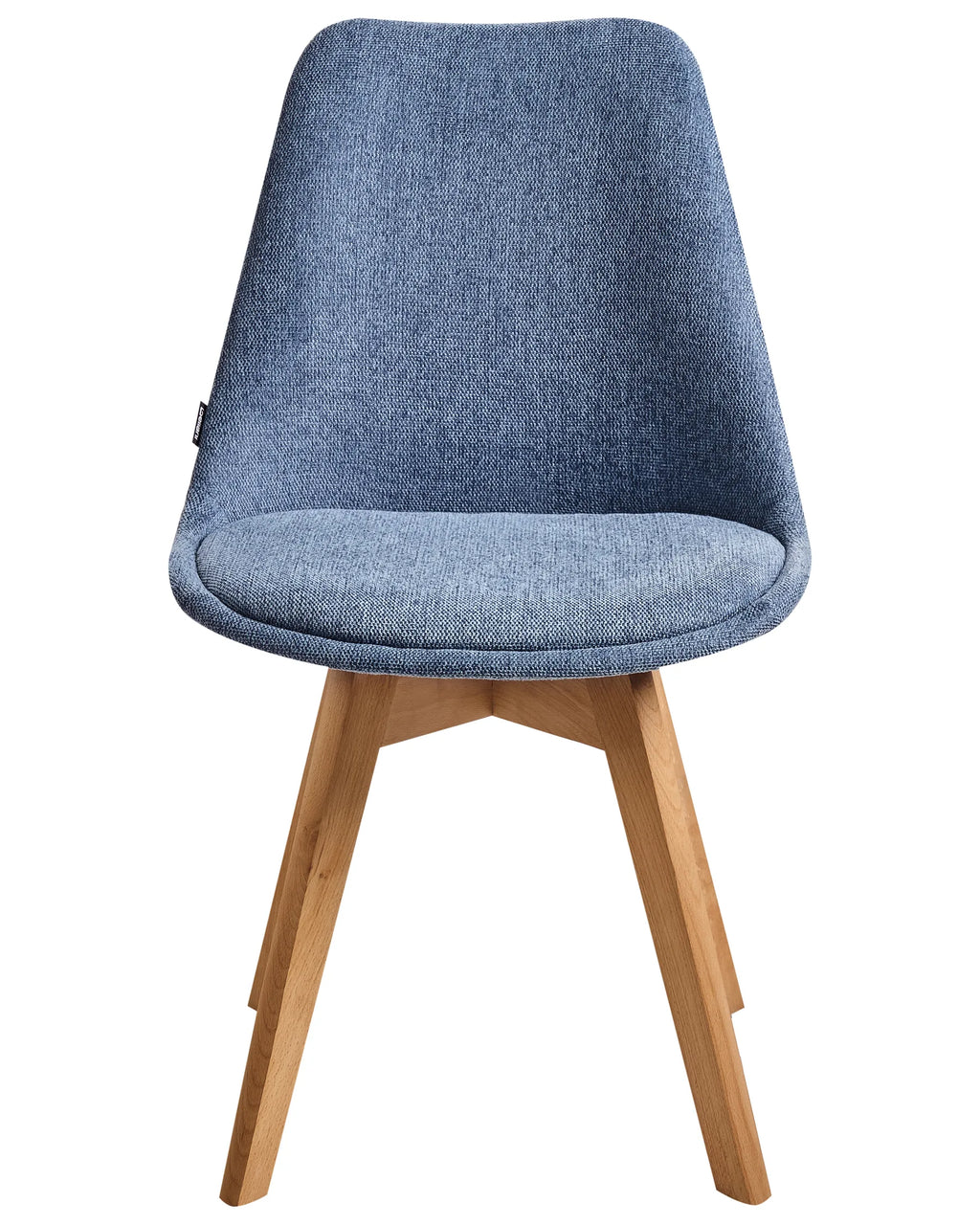 Set of 2 Dining Chairs DAKOTA II Fabric Light Blue