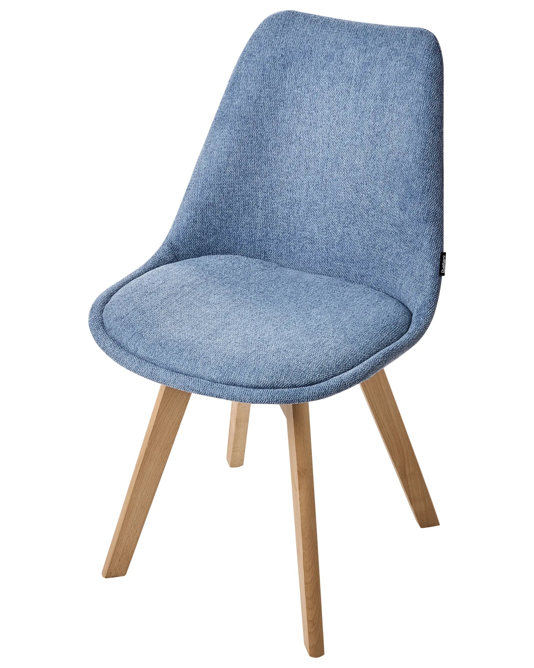 Set of 2 Dining Chairs DAKOTA II Fabric Light Blue