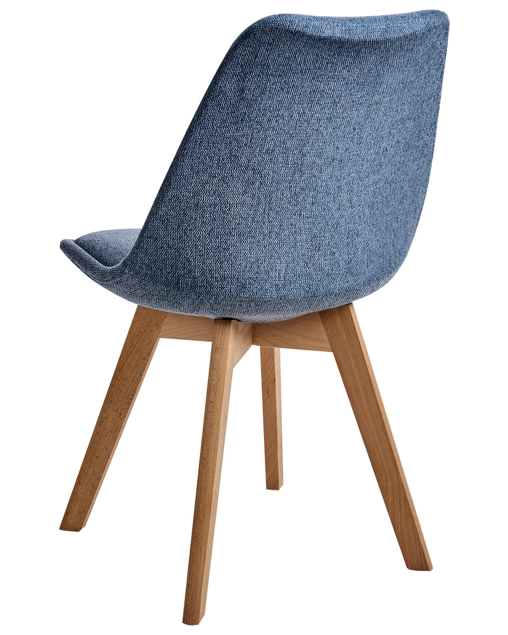 Set of 2 Dining Chairs DAKOTA II Fabric Light Blue