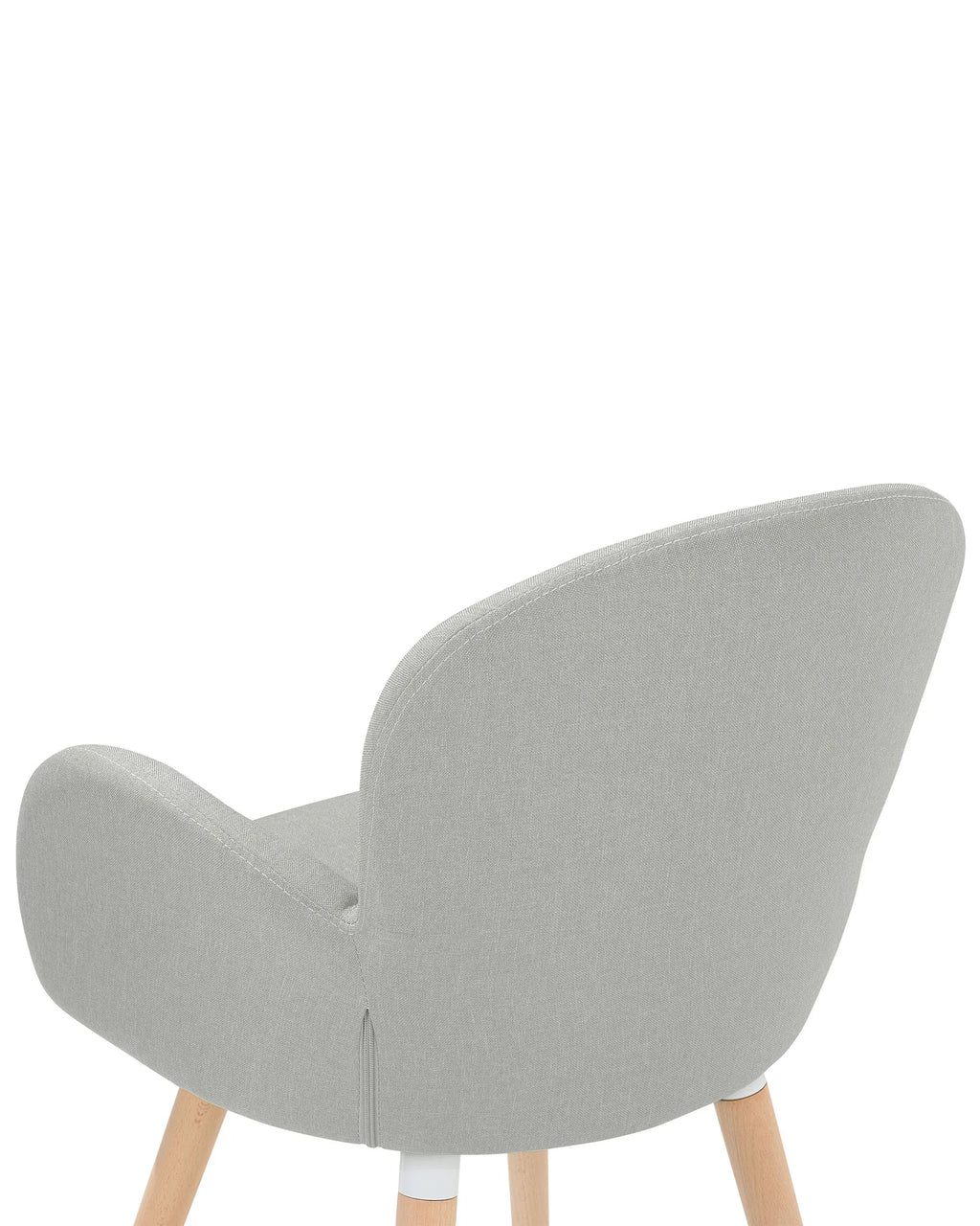 Set of 2 Dining Chairs BROOKVILLE Fabric Light Grey