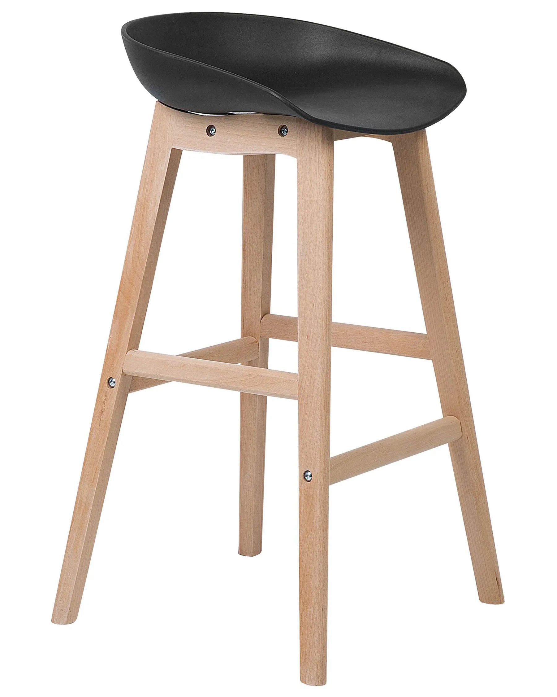 Set of 2 Bar Chairs MICCO Black