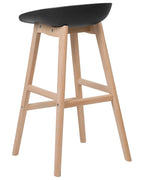 Set of 2 Bar Chairs MICCO Black