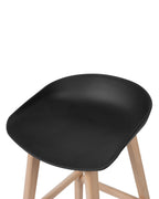 Set of 2 Bar Chairs MICCO Black