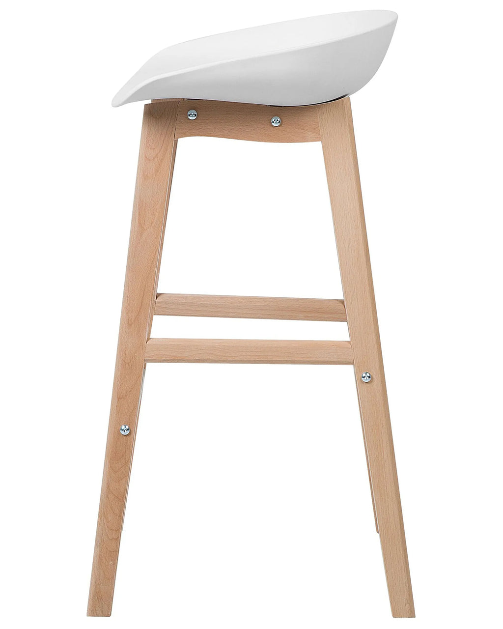 Set of 2 Bar Chairs MICCO White