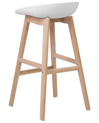 Set of 2 Bar Chairs MICCO White