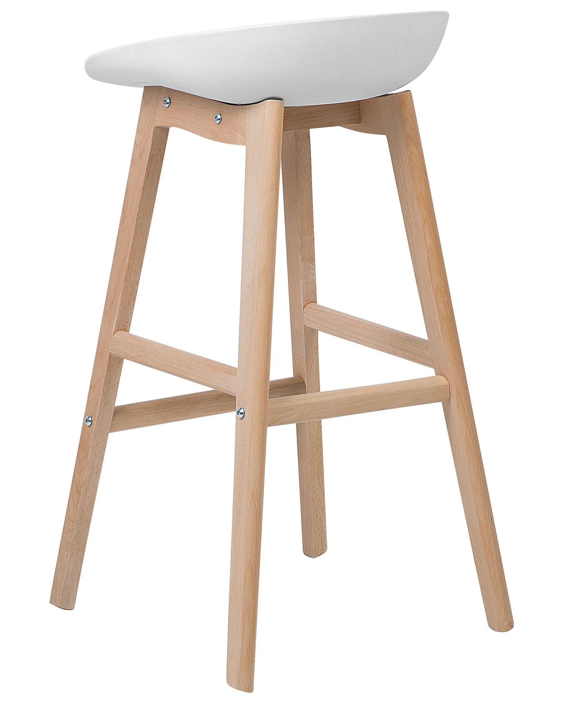Set of 2 Bar Chairs MICCO White